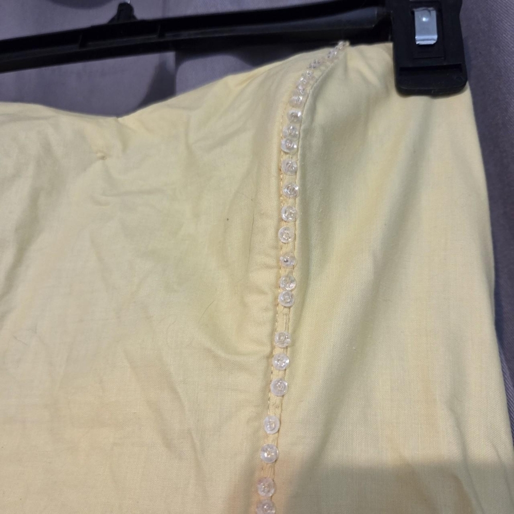 Vintage Yellow Prom Dress - Picture 3 of 6
